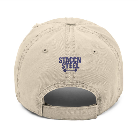 STACCNSTEEL Distressed Dad Hat (Embroidery)