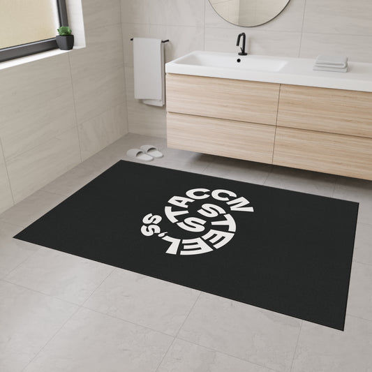 STACCNSTEEL - Stylish Heavy Duty Floor Mat - Durable Non-Slip Rug for Entryway, Kitchen, and Outdoor Use, Modern Home Decor