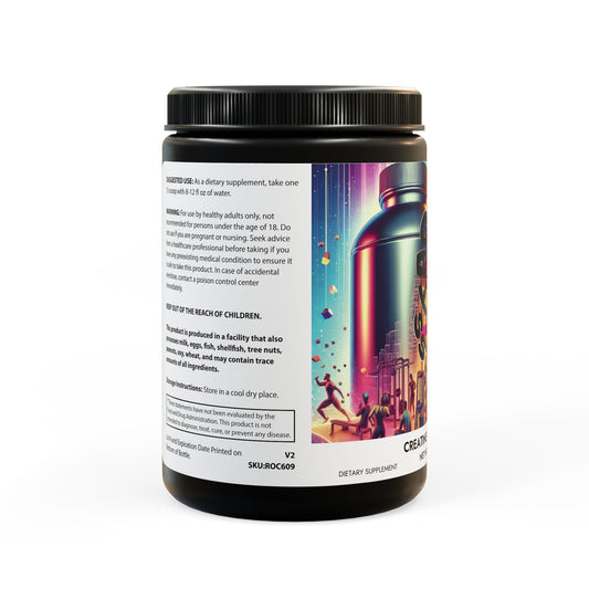 STACCNSTEEL Creatine Monohydrate Supplement (300g, 10.58oz)