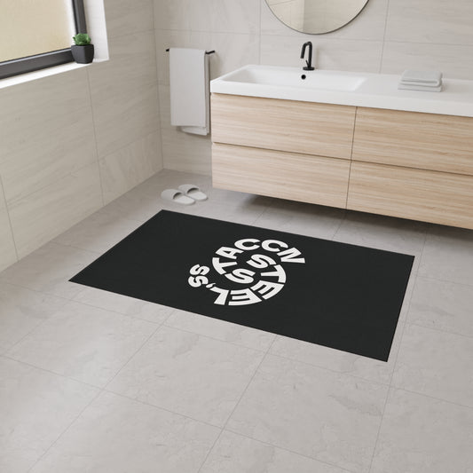 STACCNSTEEL - Stylish Heavy Duty Floor Mat - Durable Non-Slip Rug for Entryway, Kitchen, and Outdoor Use, Modern Home Decor
