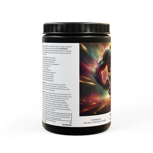 STACCNSTEEL Pre-Workout Supplement, Watermelon (300g, 10.58oz)